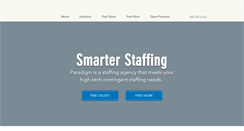 Desktop Screenshot of paradigminfoservices.com
